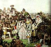 William Powell  Frith derby day, c. oil